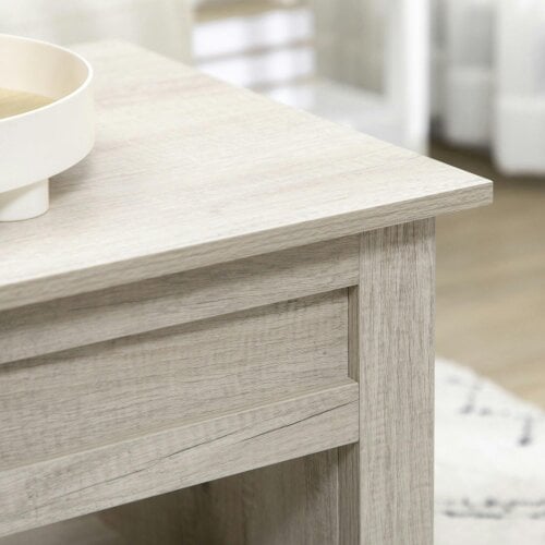 Wyld Haus Tonodo Wooden Oak Effect Lift Top Coffee Table With Storage and Bottom Shelf