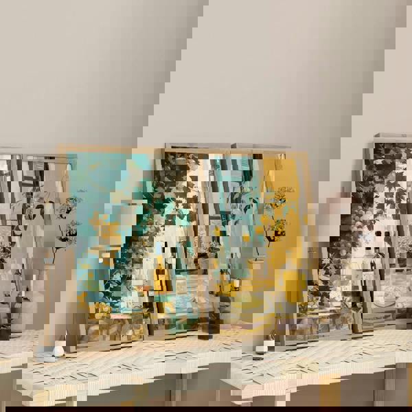 Living Room Canvases | Set of 2 Italian Lifestyle Wall art Prints