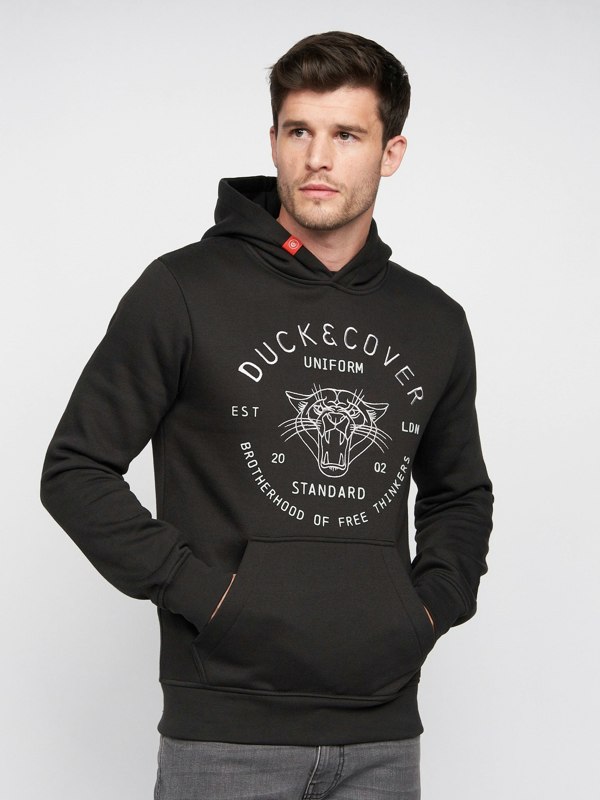 Duck and Cover Raylan Hoodie - Black