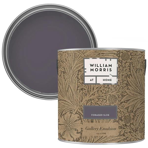 William Morris At Home Foraged Sloe Gallery Emulsion 2.5L Emulsion Paint