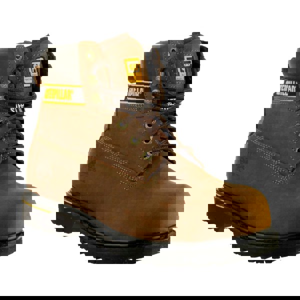 Caterpillar Holton Safety Mens Boots - Brown