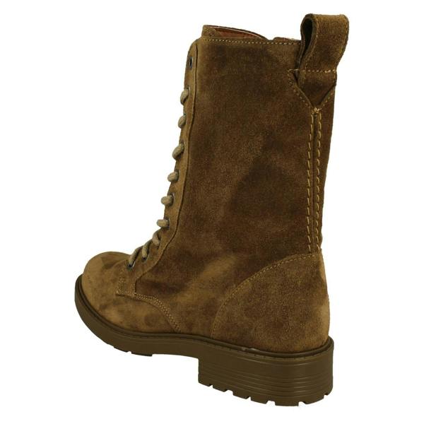 Clarks Ladies Clarks Lace Up Detailed Combat Style Boots Orinoco2 Style