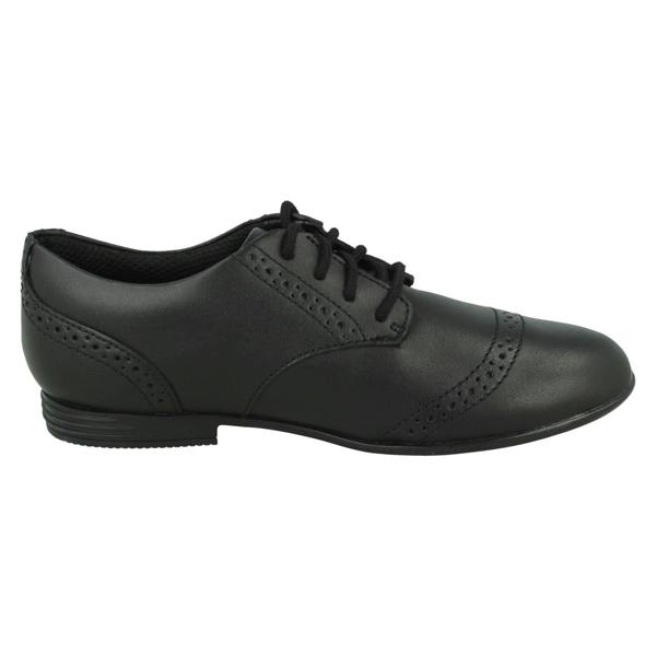 Clarks Girls Clarks Brogue Lace Up School Shoes Finja Brogue O