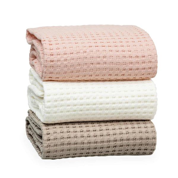 Lulujo - Waffle Blanket - Sand