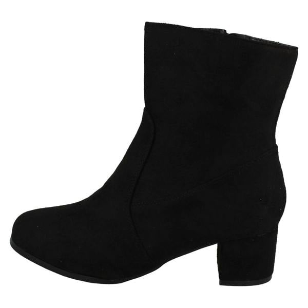 Spot On Ladies Spot On Wide Fit Ankle Boots F51086