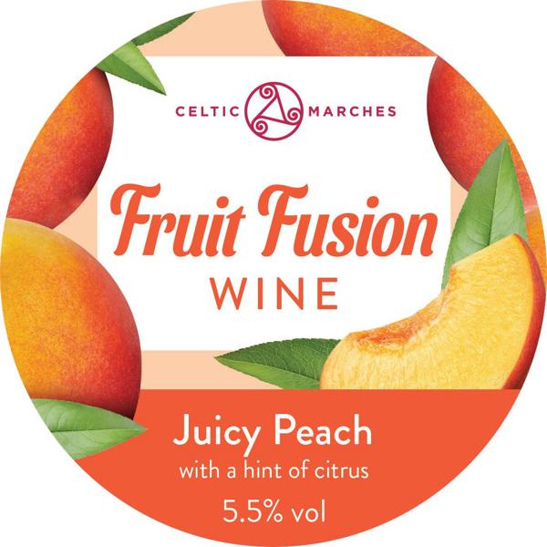 Celtic Marches *Buy one get one free* Fruit Fusion Wine with Peach 10L BIB