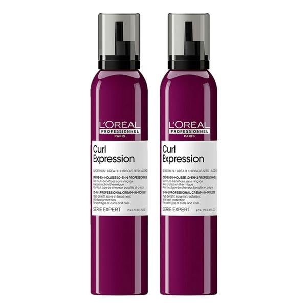 L'Oréal Professionnel Curl Expression 10 in 1 Benefits Mousse Duo