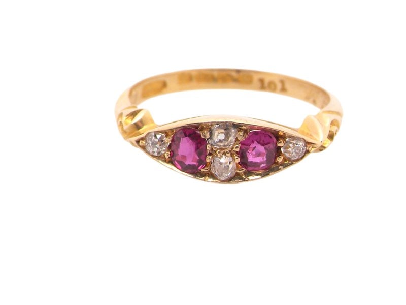 Vintage Tom An Edwardian Ruby and Diamond Ring