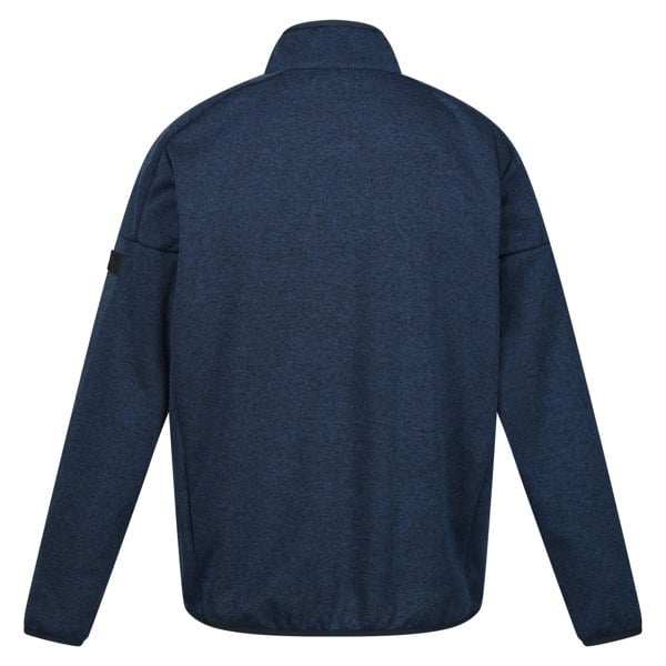 Regatta Mens Kassam Marl Full Zip Fleece Jacket - Moonlight Denim/Navy Marl