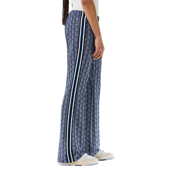 Lacoste Womens/Ladies Monogram Jogging Bottoms - Methyl Blue - 