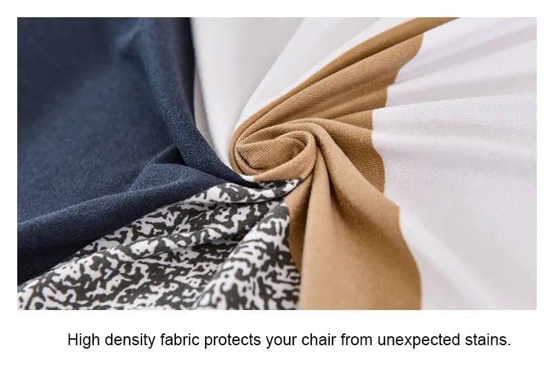 Anyseat Gold Spider Cobweb Ghost Elastic Chair Cover for Dining Room