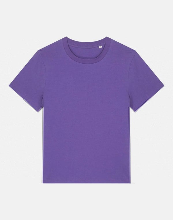 Women's Organic Cotton Medium Fit T-Shirt – Purple Haze - British Boxers