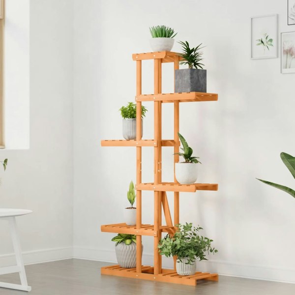 Berkfield Flower Stand 75x25x140.5 cm Solid Wood Fir