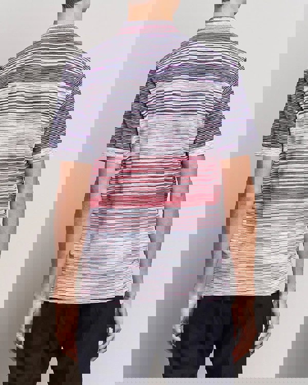 Missoni Space Dye Short Sleeve Polo Shirt - Supplied FashionMissoni