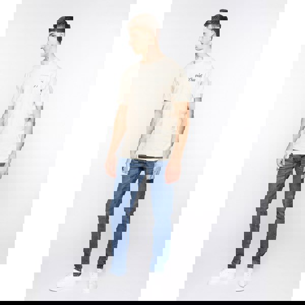 Crosshatch Mens Arles Slim Jeans - Stone Wash