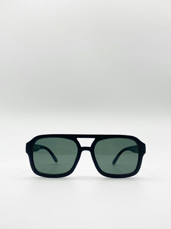 SVNX Navigator Retro Style Plastic Frame Sunglasses