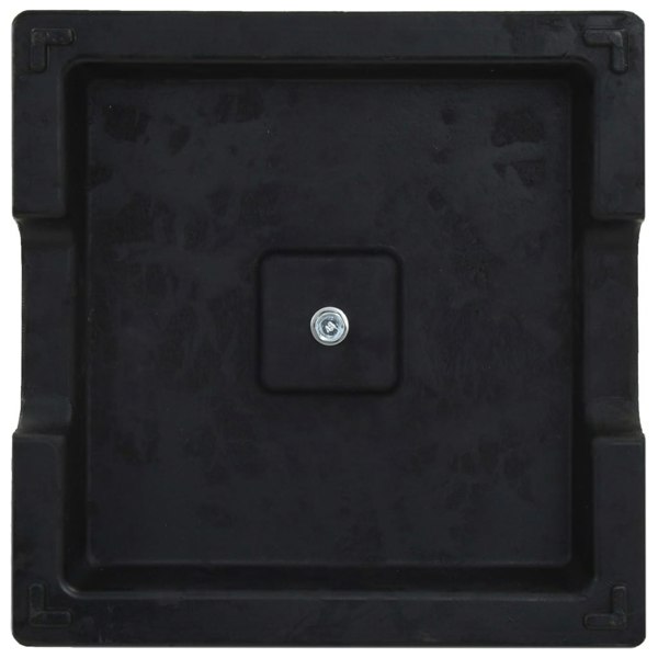 Berkfield Parasol Base Square Polyresin 8 kg Black