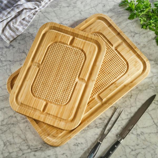 Cooks Professional Reversible Carving and Chopping Board | Bamboo