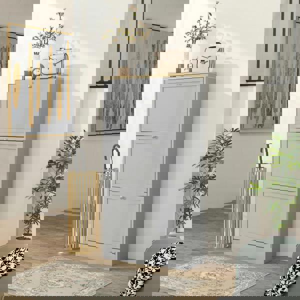 Flip-down Shoe Cabinet