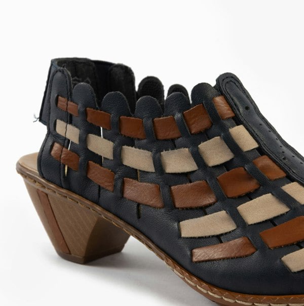Rieker 46778-14 Womens Shoes - Blue Combination