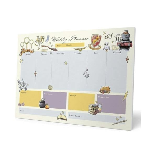 Harry Potter A3 Weekly Planner Notepad Multi