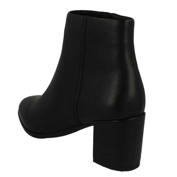Clarks Ladies Clarks Elegant Heeled Ankle Boots Freva55 Zip