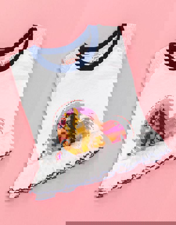 DreamWorks Girls Blue Spirit Character Placement Print Long Sleeve Long Leg Pyjama Set