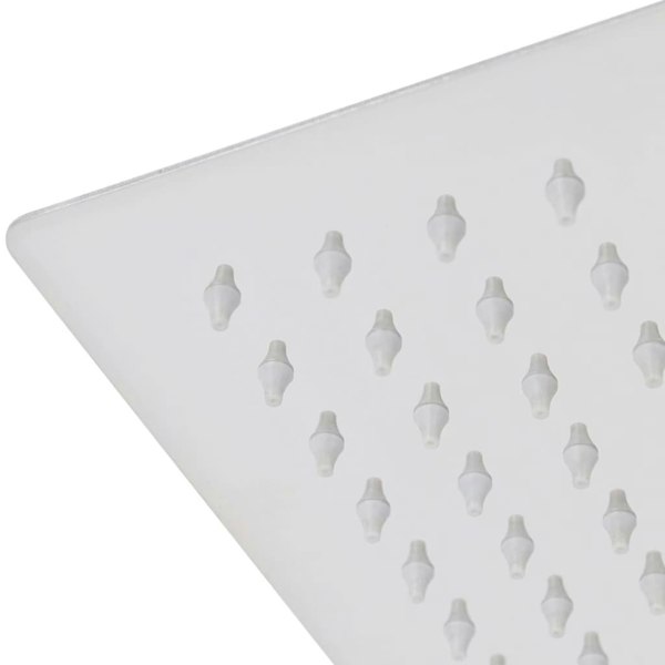 Berkfield Rain Shower Head 2 pcs Stainless Steel 25x25 cm