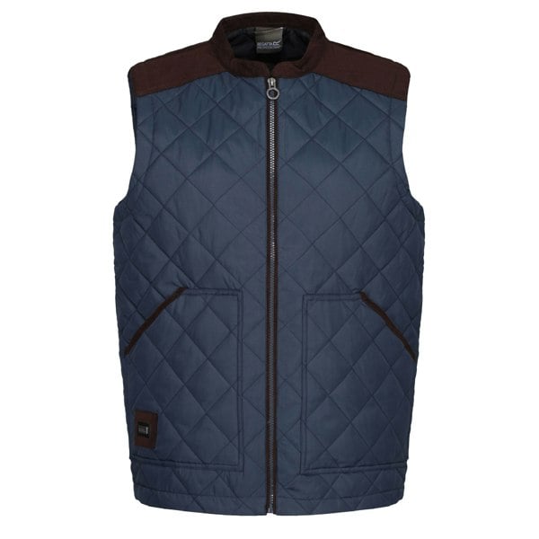 Regatta Mens Moreton Quilted Body Warmer - Navy