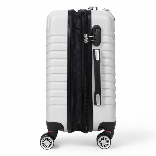 Snowball Expandable Hard Shell 8 Wheels Luggage Travel Cabin Bags Suitcase Set
