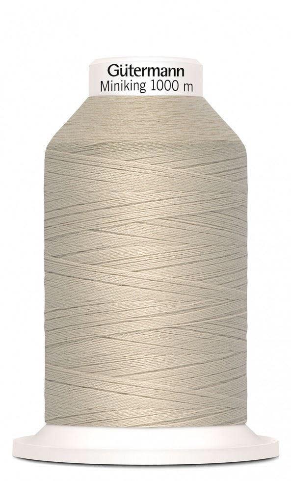 Gutermann Miniking Overlocker Thread 1000m Polyester Thread Suitable For Dressmaking