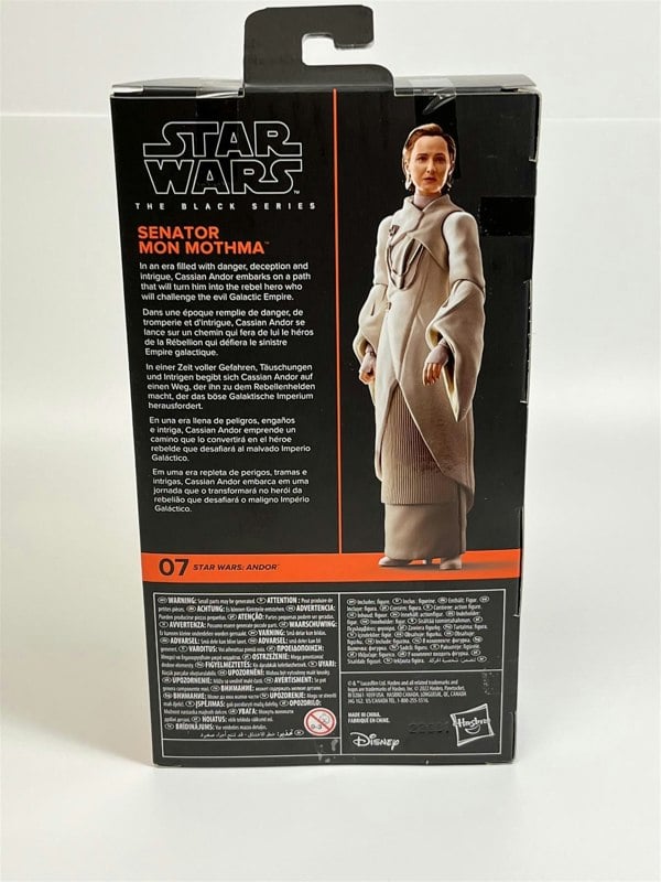 Hasbro Senator Mon Mothma Star Wars Andor The Black Series Hasbro F5530