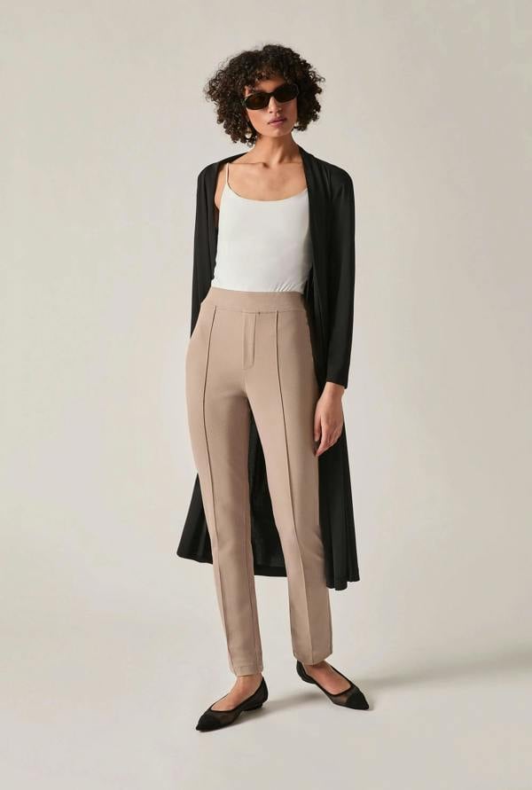 James Lakeland Cigarette Trousers Taupe