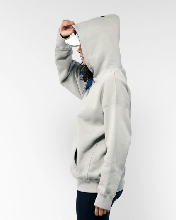 Frolickers Reversible Unisex Hoodie - Pebble / Charcoal