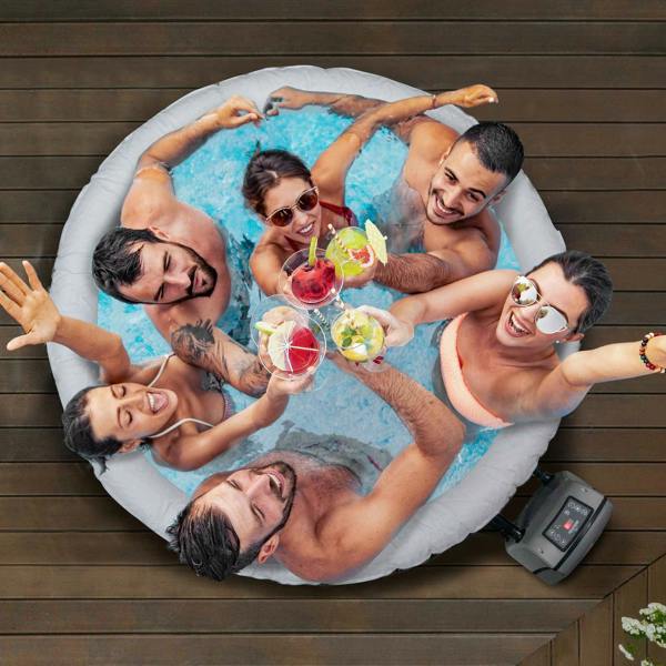 Dellonda DL91 Hot Tubs Action shot - birds - eye - view