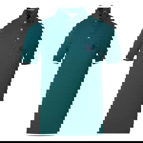 Aquascutum Unisex Adult Aldis London Logo Polo Shirt - Green - 