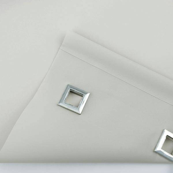 A.Unique Home Trimmable Square Eyelet Roller Blind - 4FT - TAUPE - 120cm(W)x170cm(L)
