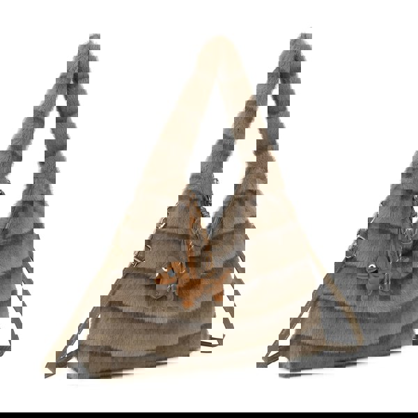 Kitise Cozy Faux Fur Hobo Soft Textured Tote Shoulder Bag