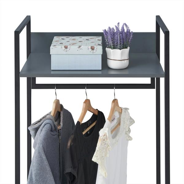 Timber Art Design 4 Tier Zahra Bedroom Double Open Wardrobe Furniture Storage Cupboard
