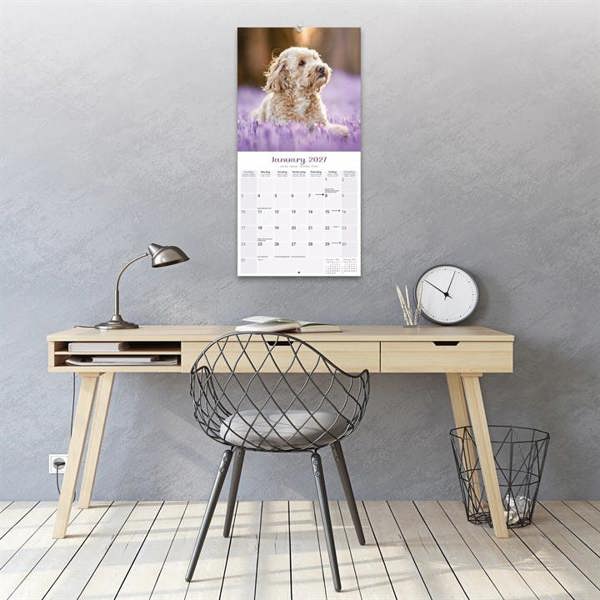 Puppies Calendar 2027, Wall Calendars, Month To View, Dogs, Gift