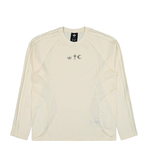 Adidas Teamgeist Long Sleeve Tee Cream White
