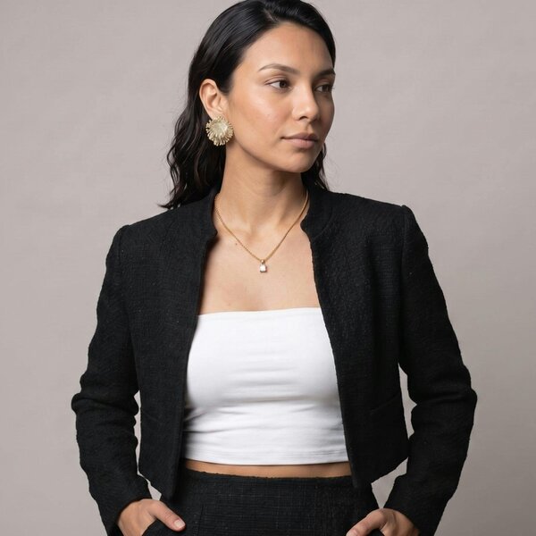 Uchi & Soto Kin Gold Statement Stud Earrings