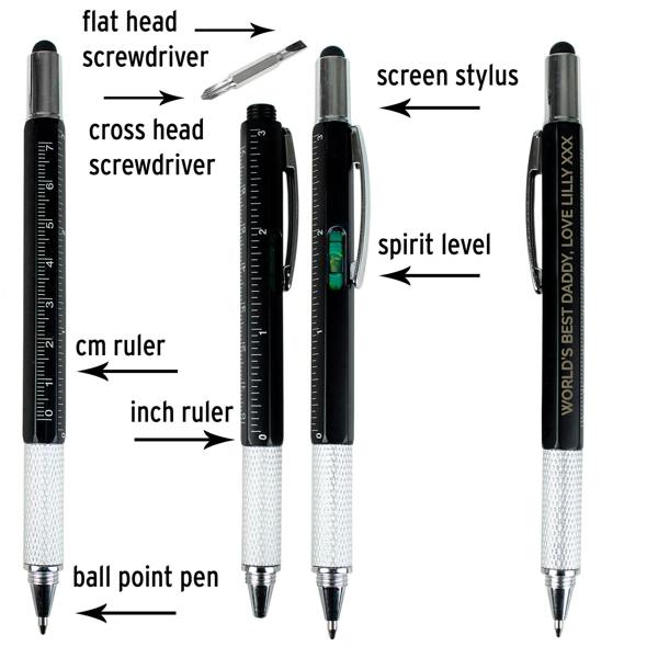 Abode Home & Gifts Personalised Multi Tool Pen