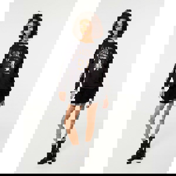 Pink Vanilla Metallic Leopard Long Sleeve Sports Jersey