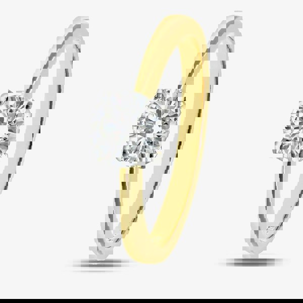 T. H. Baker 18ct Yellow Gold 0.75ct Round Brilliant Diamond Solitaire Ring PR04689