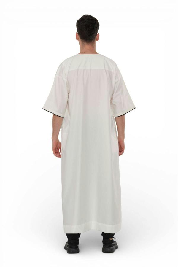 Infinity Leather Men's Ramadan Moroccan Gandoura Thobe Robe Djellaba Eid Jubba- TT-006