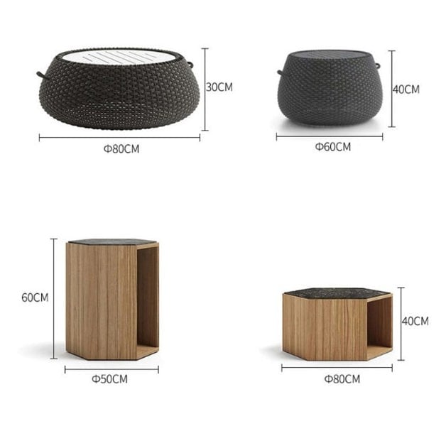 Eusden Rattan Outdoor Sofa Set, Outdoor Furniture-Weilai Concept-Weilai Concept