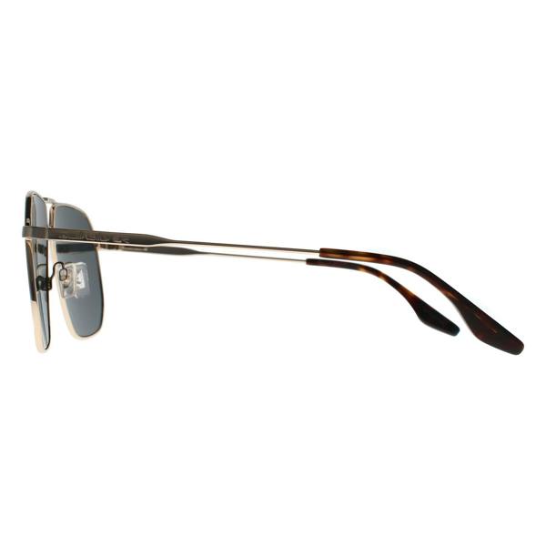 Quiksilver Sunglasses QS3009 SGLD Shiny Gold Blue Polarized