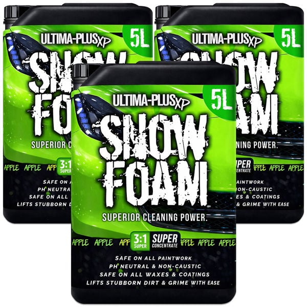 Ultima Plus XP Ultima-Plus XP Snow Foam Car Shampoo pH Neutral Wash - Super Thick Foam Pre-Wash - Apple Fragrance 15L