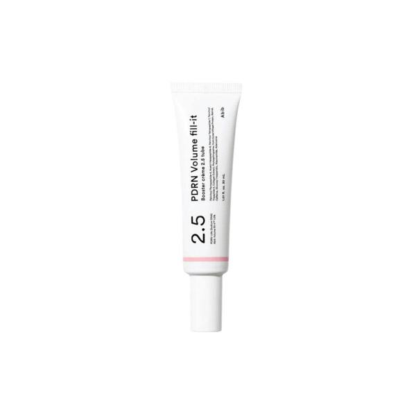 Abib PDRN Volume Fill-it Booster Crème 2.5 Tube – 30ml clinical anti-aging cream with 15,000 ppm Salmon PDRN and 10,000 ppm Volufiline available at Atelier De Glow UK.